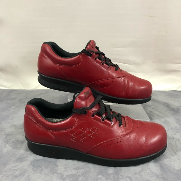 SAS FreeTime Dark Red Leather  9 - Picture 1 of 6